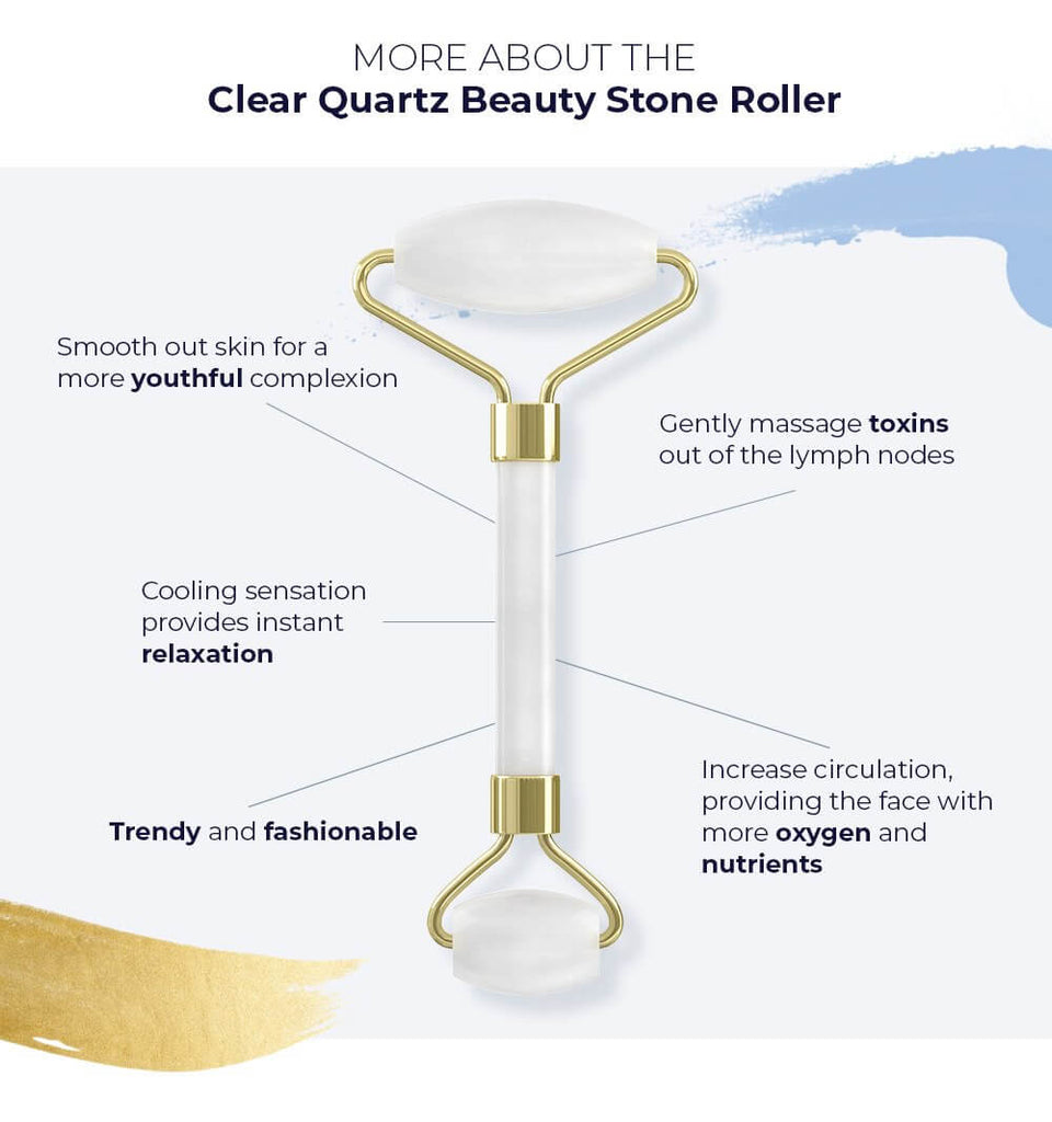 Alana Mitchell Beauty Stone Roller - Clear Quartz