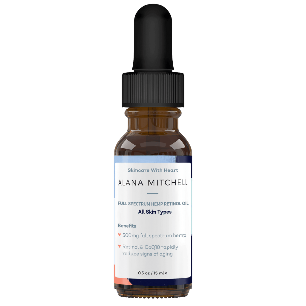 Alana Mitchell Full Spectrum Hemp Retinol Oil 0.5oz