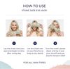 Alana Mitchell Stone Jade Eye Mask - Green