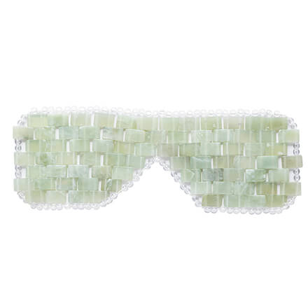 Alana Mitchell Stone Jade Eye Mask - Green