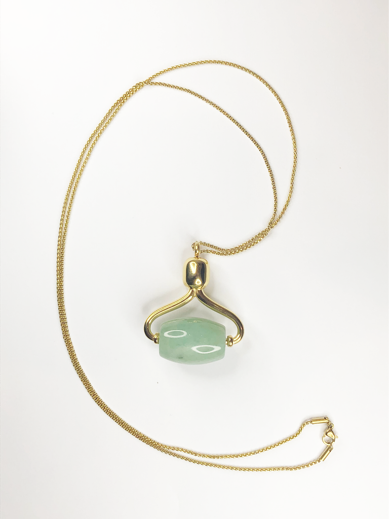 Alana Mitchell Jade Roller Necklace