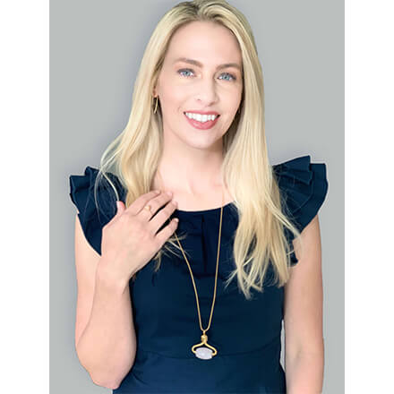 alana mitchell rose stone necklace helps with wrinkles